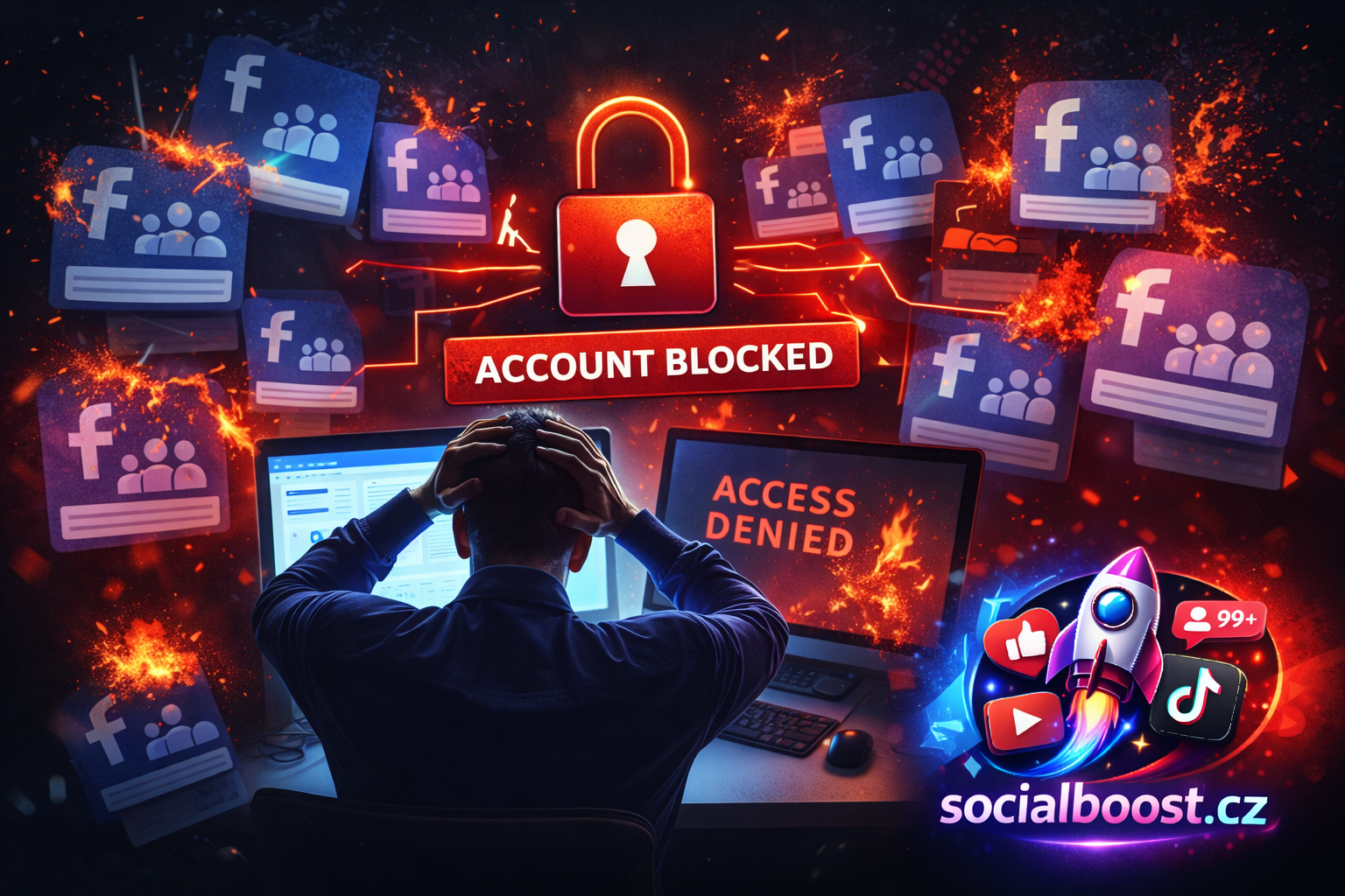 Když jeden Facebook účet spravuje všechno: obrovské riziko pro firmy, e-shopy i správce sociálních sítí